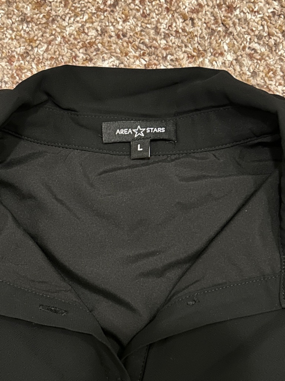 Area Stars Ruffle Long Sleeve Top Size Large - Picture 6 of 9